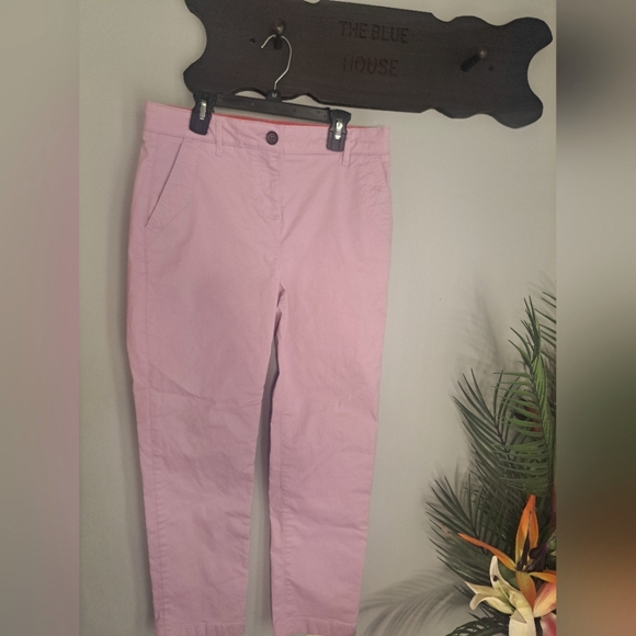 Boden Pants Size US 6P UK 10P Pink Chino Trousers - Picture 1 of 4